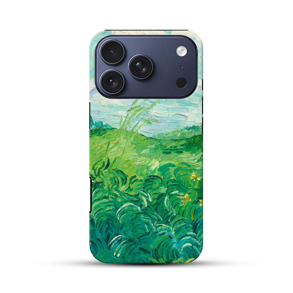 緑の草原と青空 iPhone 17 Proオリジナルハ耐衝撃ケース