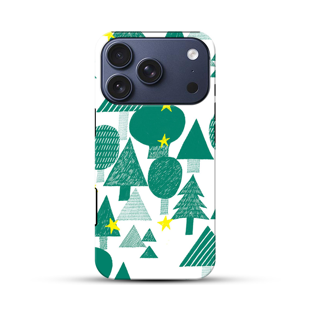 緑の森と黄色い星のパターン green-forest 緑の森と黄色い星のパターン green-forest