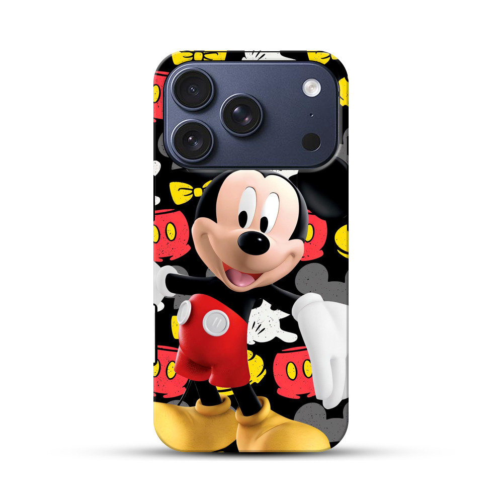 ミッキーマウスの笑顔 iPhone 17 Proオリジナルハ耐衝撃ケース