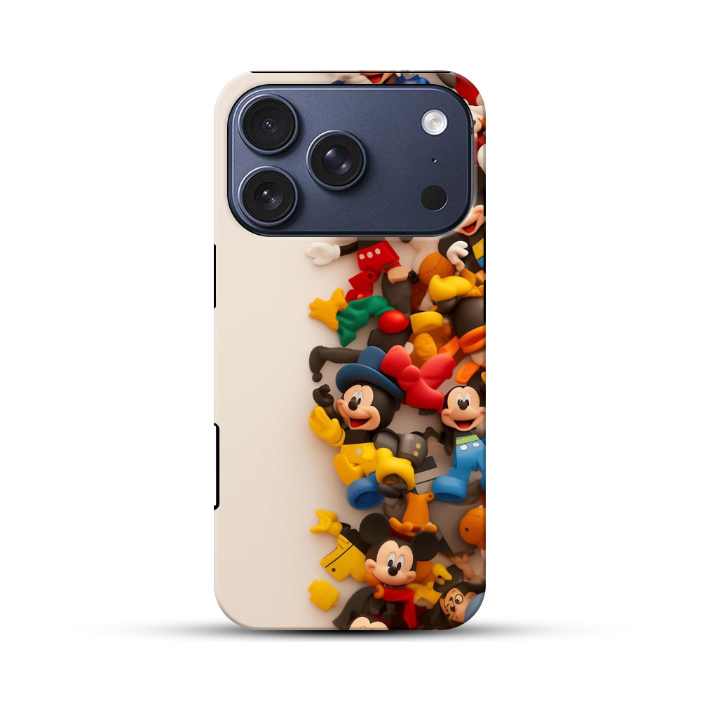 ミッキーマウスフィギュア iPhone 17 Proオリジナルハ耐衝撃ケース