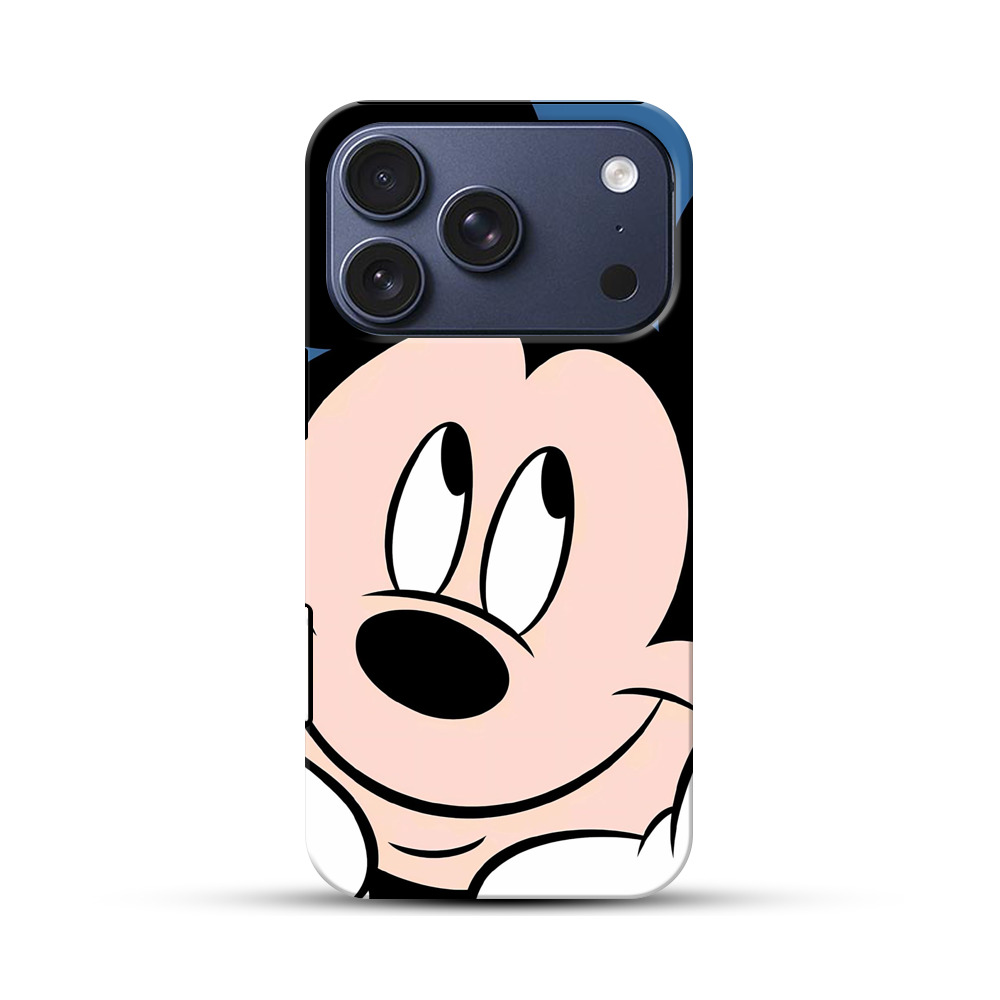 ミッキーマウス顔アップ iPhone 17 Proオリジナルハ耐衝撃ケース