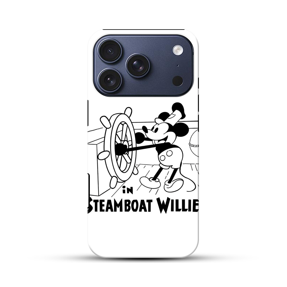 ミッキーマウス舵取り iPhone 17 Proオリジナルハ耐衝撃ケース
