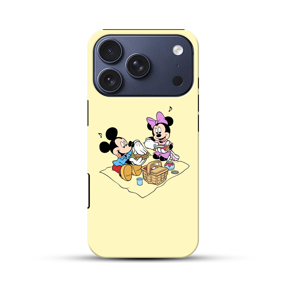 ミッキーとミニーのピクニック iPhone 17 Proオリジナルハ耐衝撃ケース