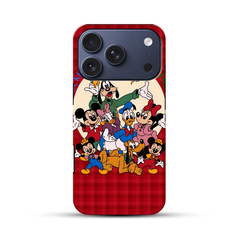 ミッキーと仲間たちパーティ iPhone 17 Proオリジナルハ耐衝撃ケース