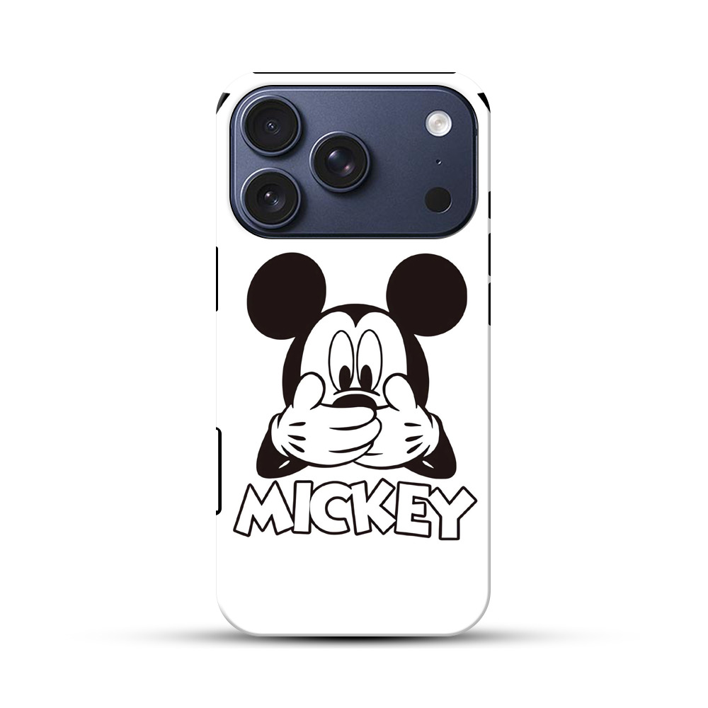 ミッキー口覆いイラスト iPhone 17 Proオリジナルハ耐衝撃ケース