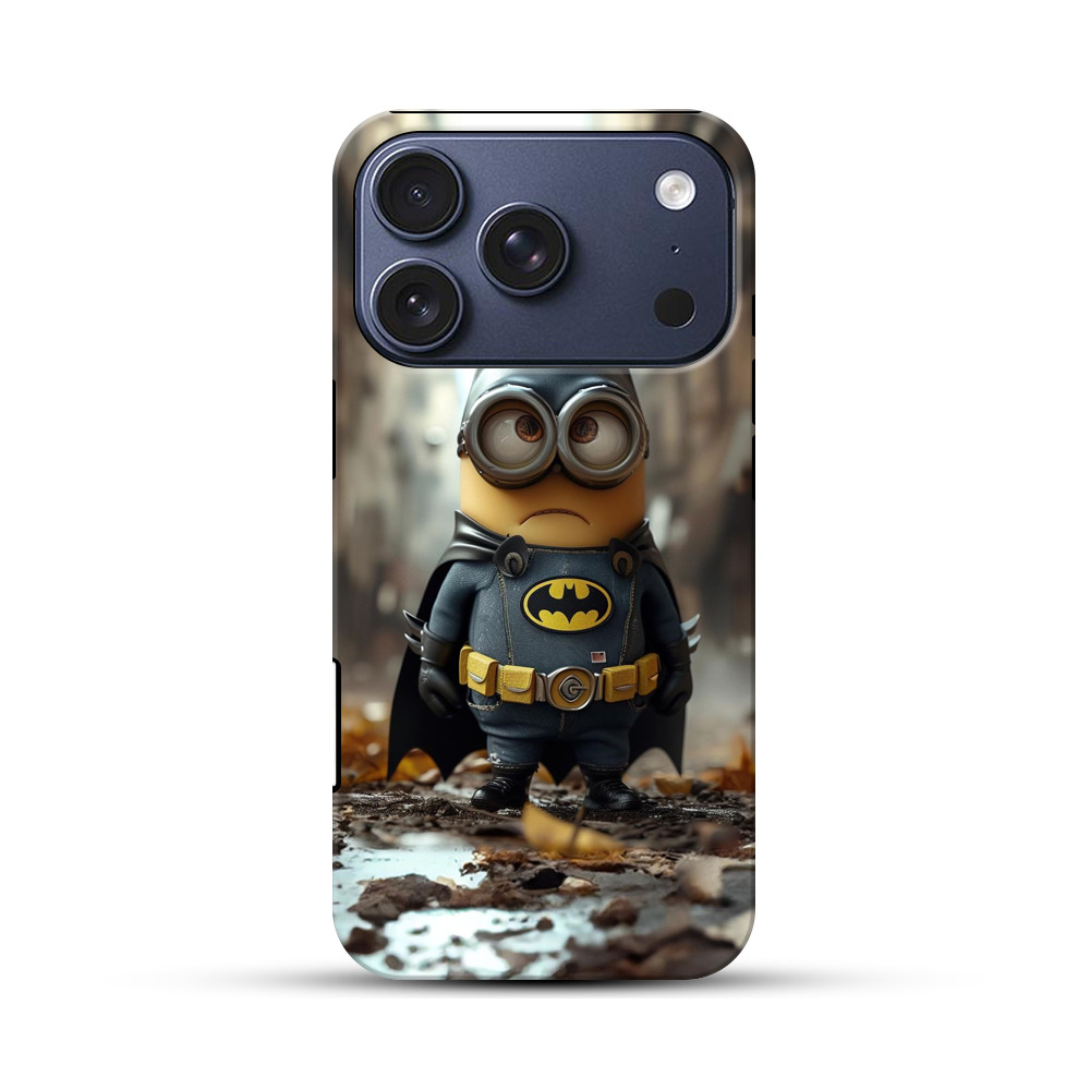 バットマンミニオン iPhone 17 Proオリジナルハ耐衝撃ケース