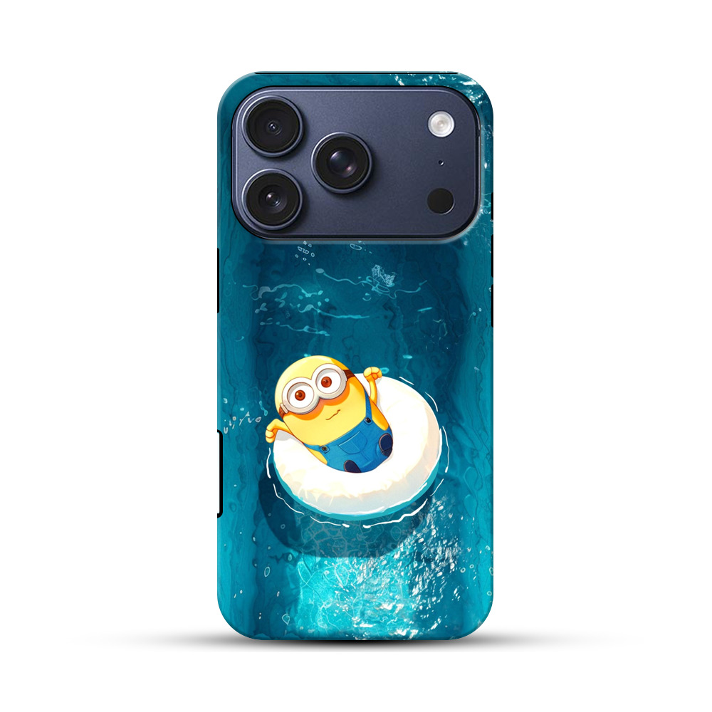 ミニオン浮き輪プール iPhone 17 Proオリジナルハ耐衝撃ケース
