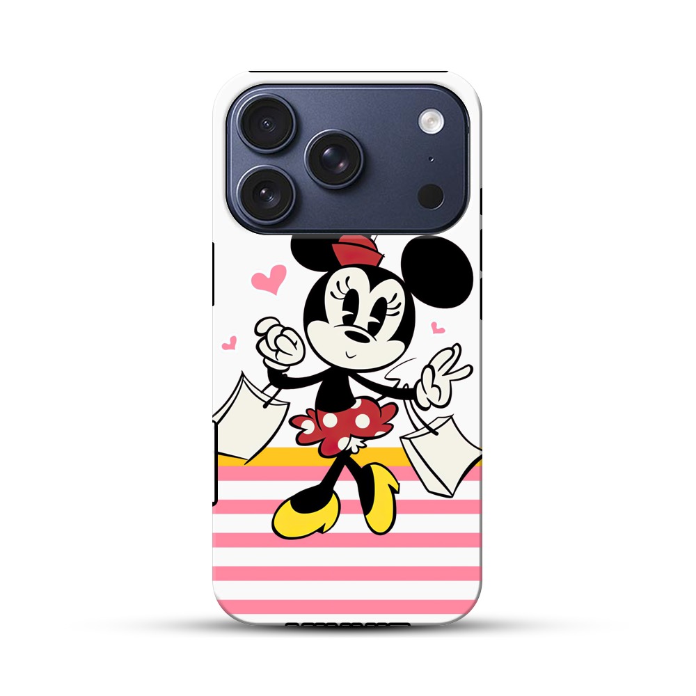 ミニーマウスのショッピング iPhone 17 Proオリジナルハ耐衝撃ケース