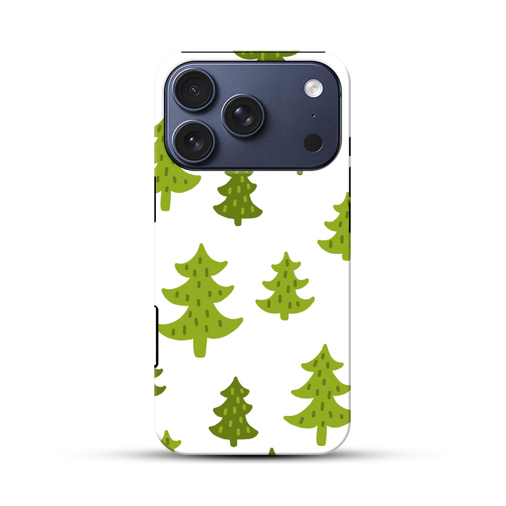 森のパターン iPhone 17 Proオリジナルハ耐衝撃ケース