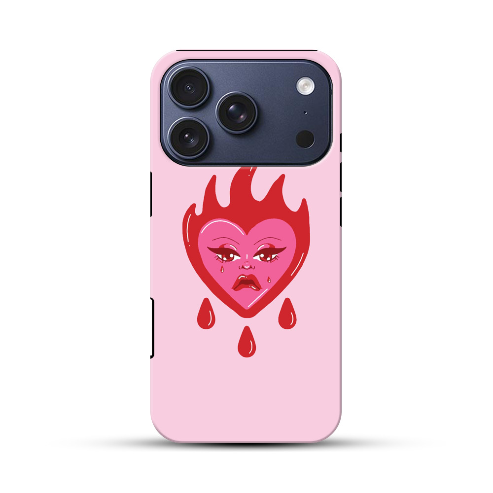 泣いている燃える心 iPhone 17 Proオリジナルハ耐衝撃ケース