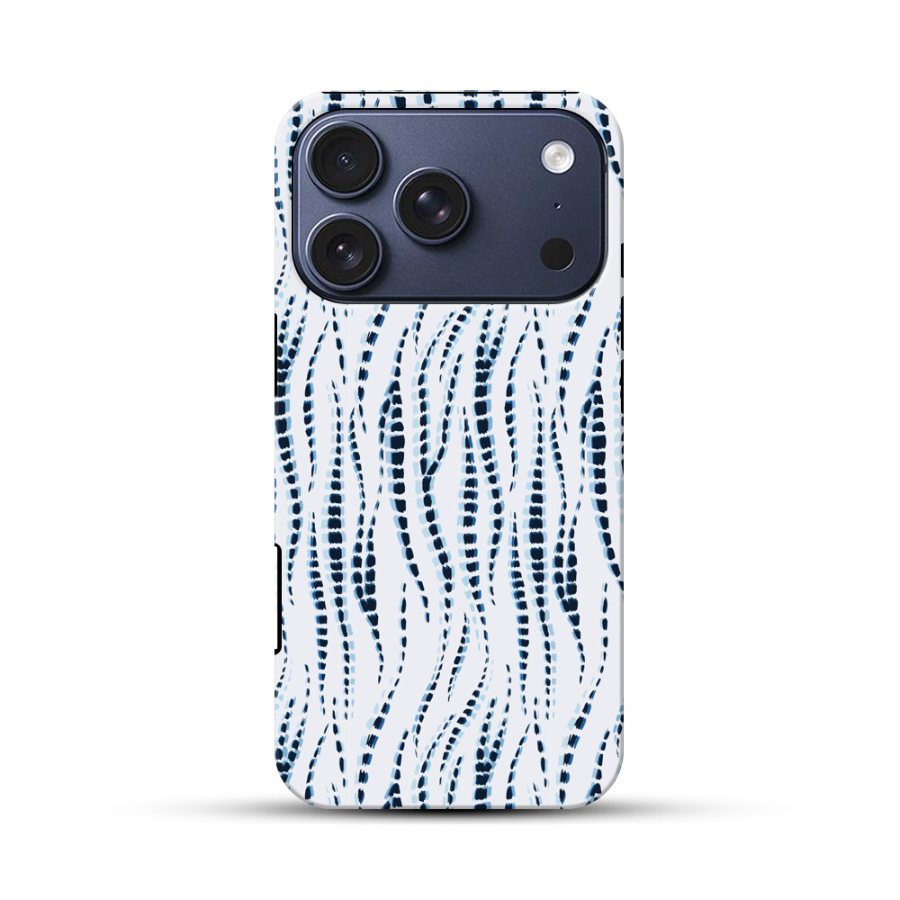 波の模様 iPhone 17 Proオリジナルハ耐衝撃ケース