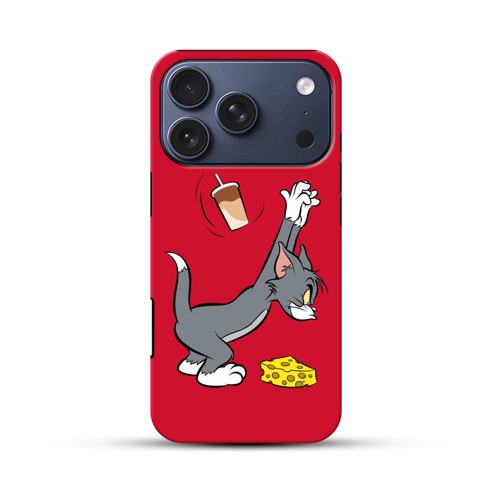 コーヒーカップと猫 iPhone 17 Proオリジナルハ耐衝撃ケース