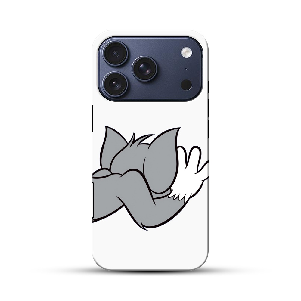 猫の後ろ姿 iPhone 17 Proオリジナルハ耐衝撃ケース