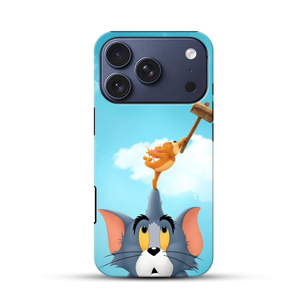 ねずみと木のハンマー iPhone 17 Proオリジナルハ耐衝撃ケース