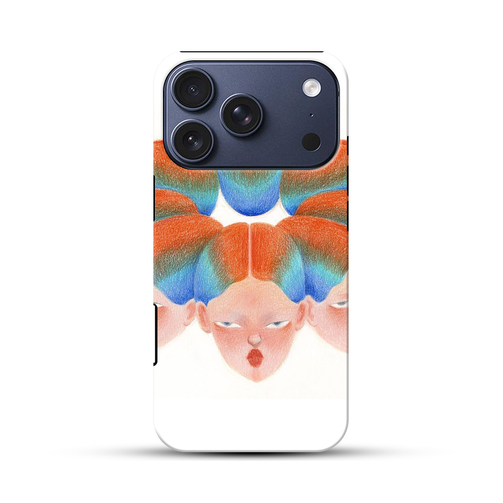 虹色の複数の顔 iPhone 17 Proオリジナルハ耐衝撃ケース