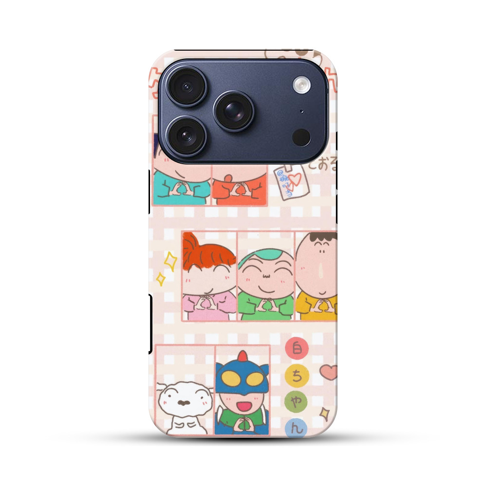 人気アニメキャラクター iPhone 17 Proオリジナルハ耐衝撃ケース