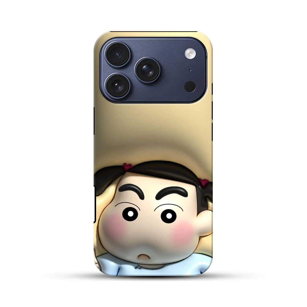 お茶目な女の子 iPhone 17 Proオリジナルハ耐衝撃ケース