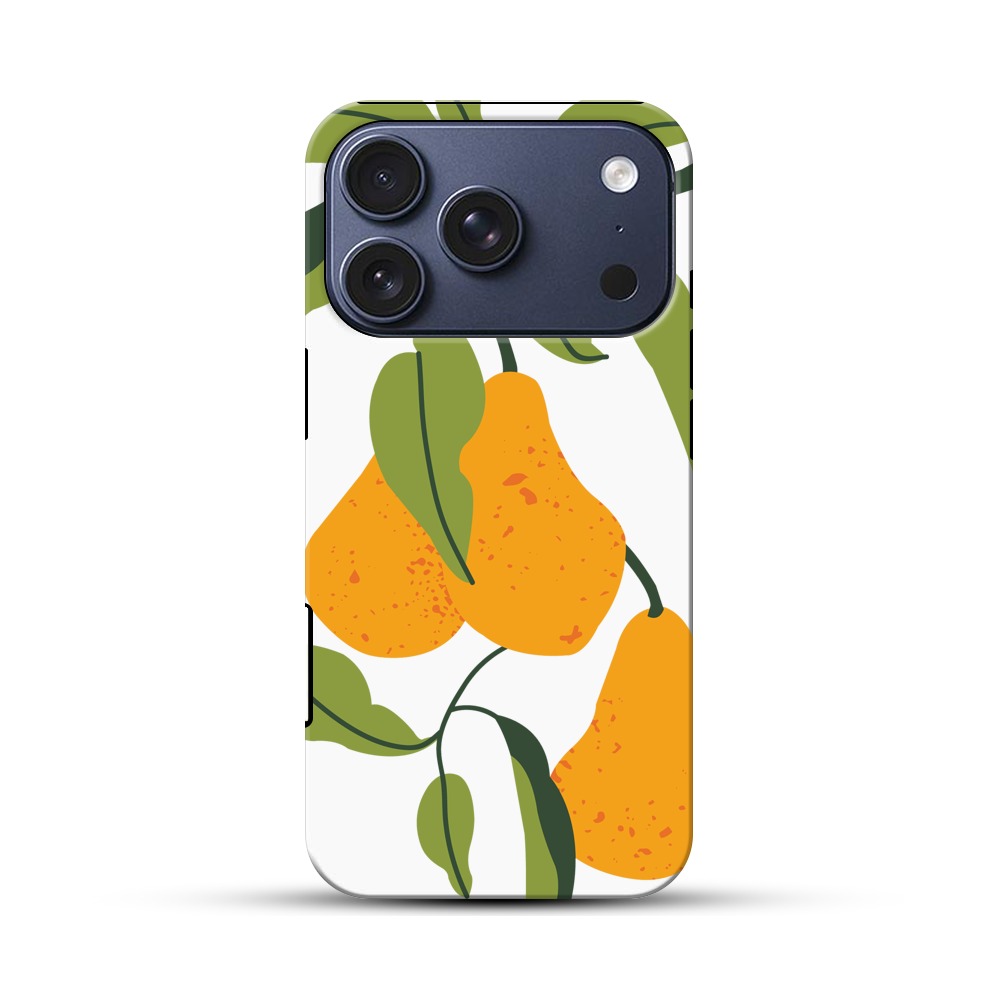 オレンジの洋梨 iPhone 17 Proオリジナルハ耐衝撃ケース