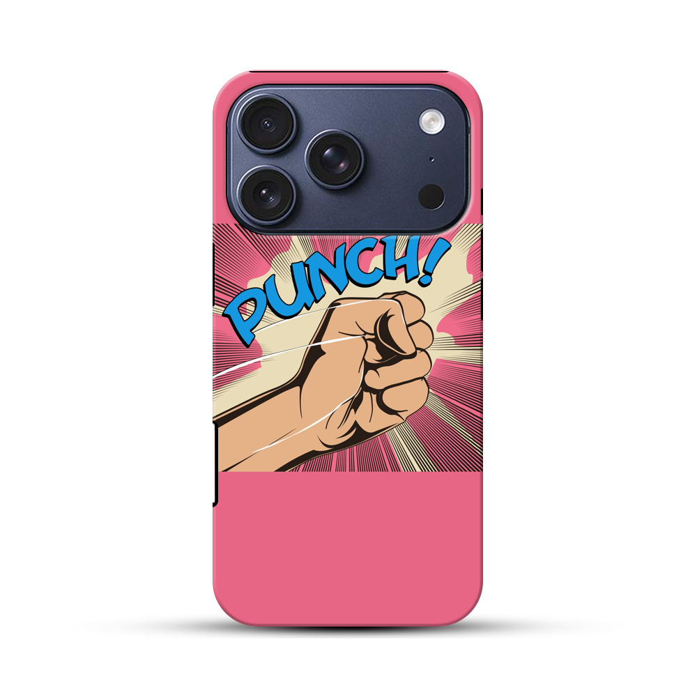パンチをする拳 iPhone 17 Proオリジナルハ耐衝撃ケース
