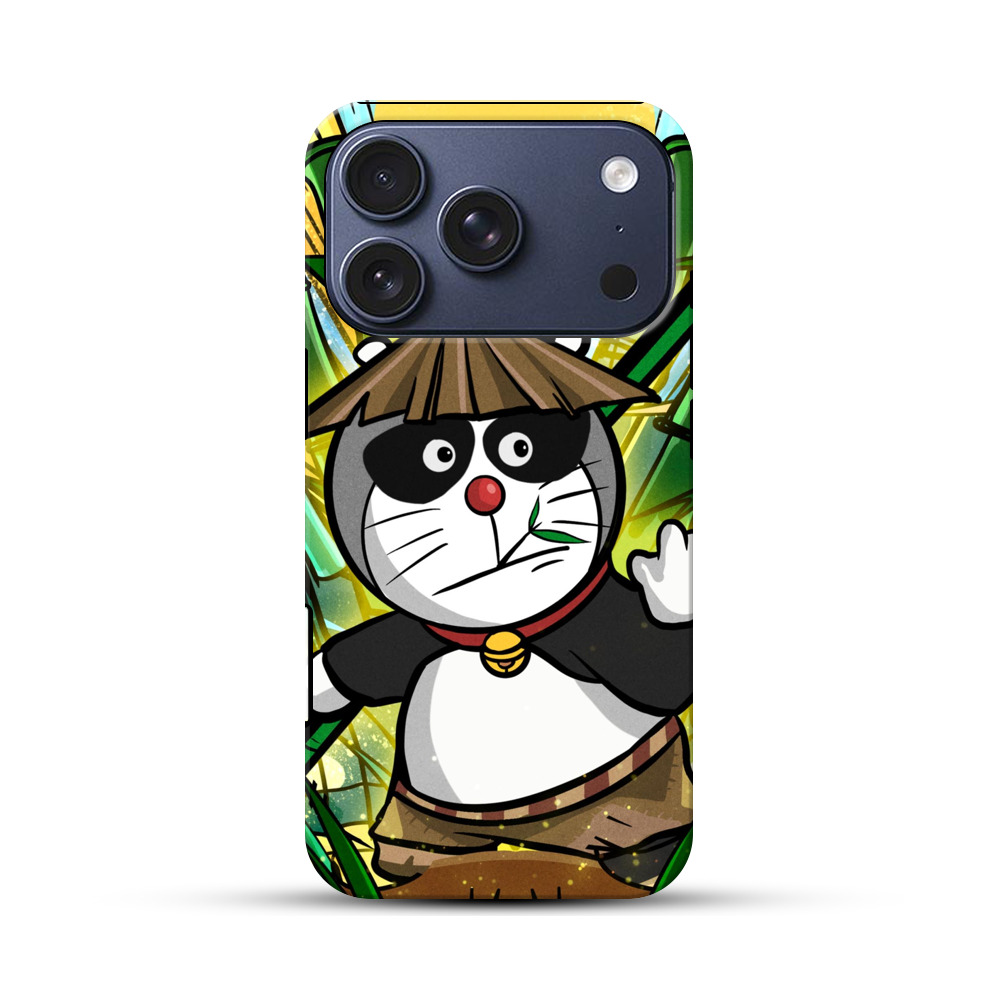 笠をかぶる竹林パンダ iPhone 17 Proオリジナルハ耐衝撃ケース