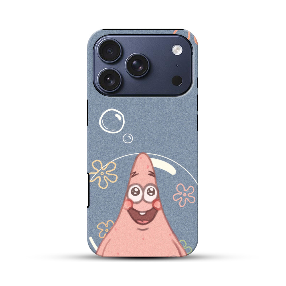 かわいいパトリック星くん iPhone 17 Proオリジナルハ耐衝撃ケース