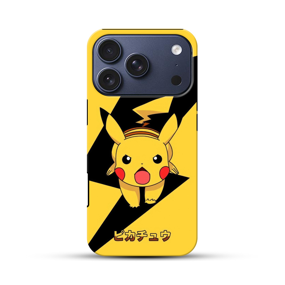 ピカチュウの強い表情 iPhone 17 Proオリジナルハ耐衝撃ケース