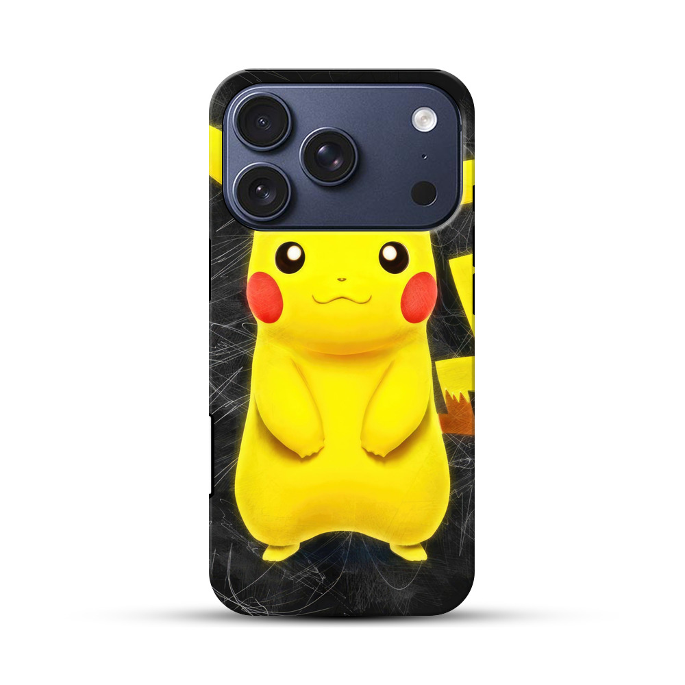 かわいいピカチュウ iPhone 17 Proオリジナルハ耐衝撃ケース