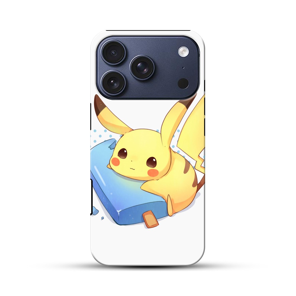 ピカチュウとアイス iPhone 17 Proオリジナルハ耐衝撃ケース