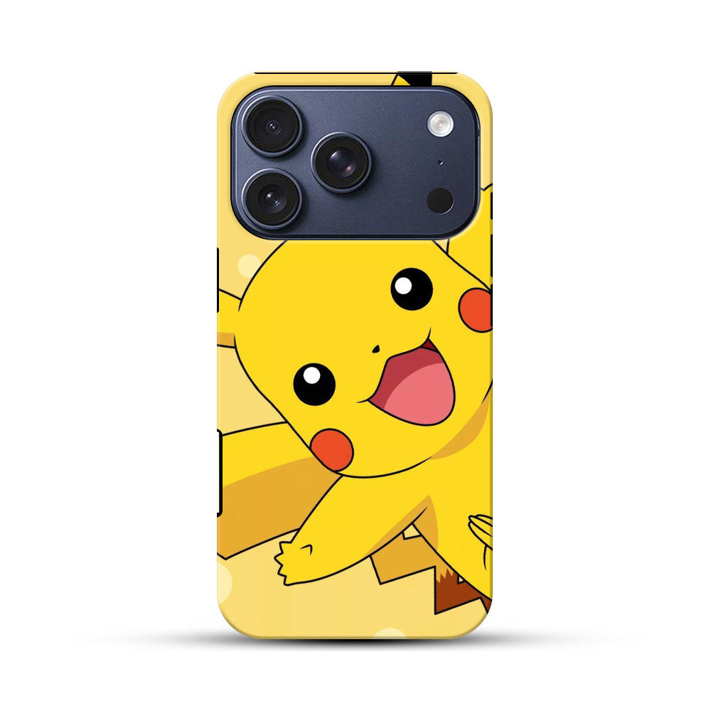 元気なピカチュウ iPhone 17 Proオリジナルハ耐衝撃ケース