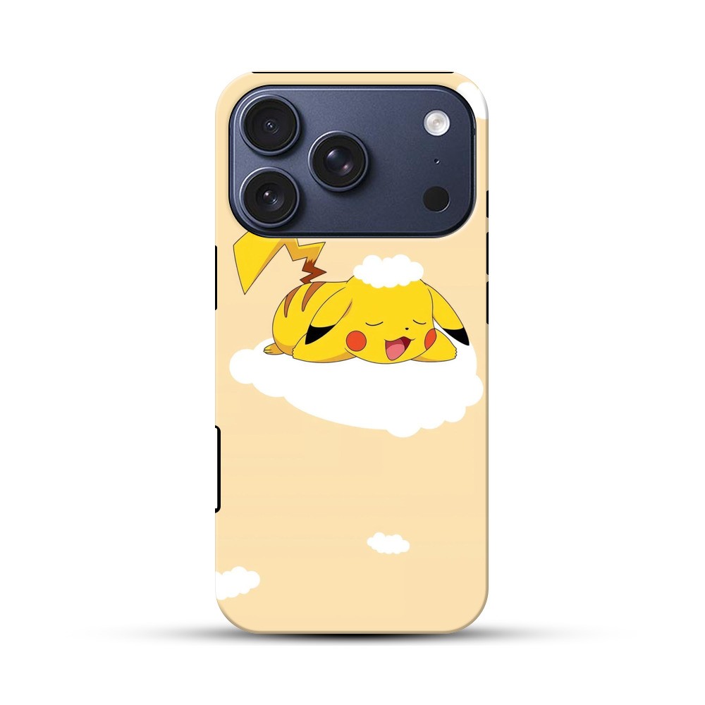 雲で眠るピカチュウ iPhone 17 Proオリジナルハ耐衝撃ケース