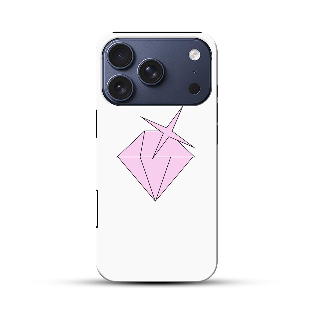 ピンクのダイヤモンド iPhone 17 Proオリジナルハ耐衝撃ケース