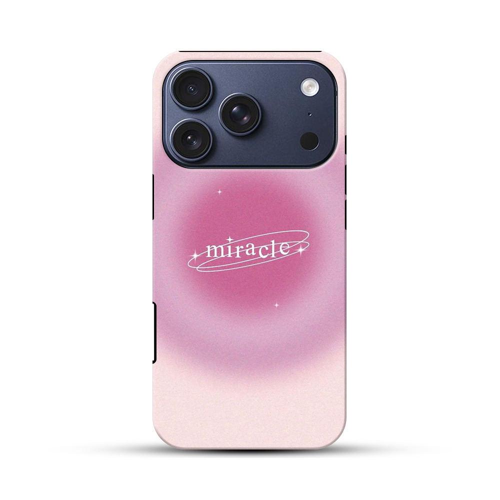 ピンクの奇跡の光 iPhone 17 Proオリジナルハ耐衝撃ケース