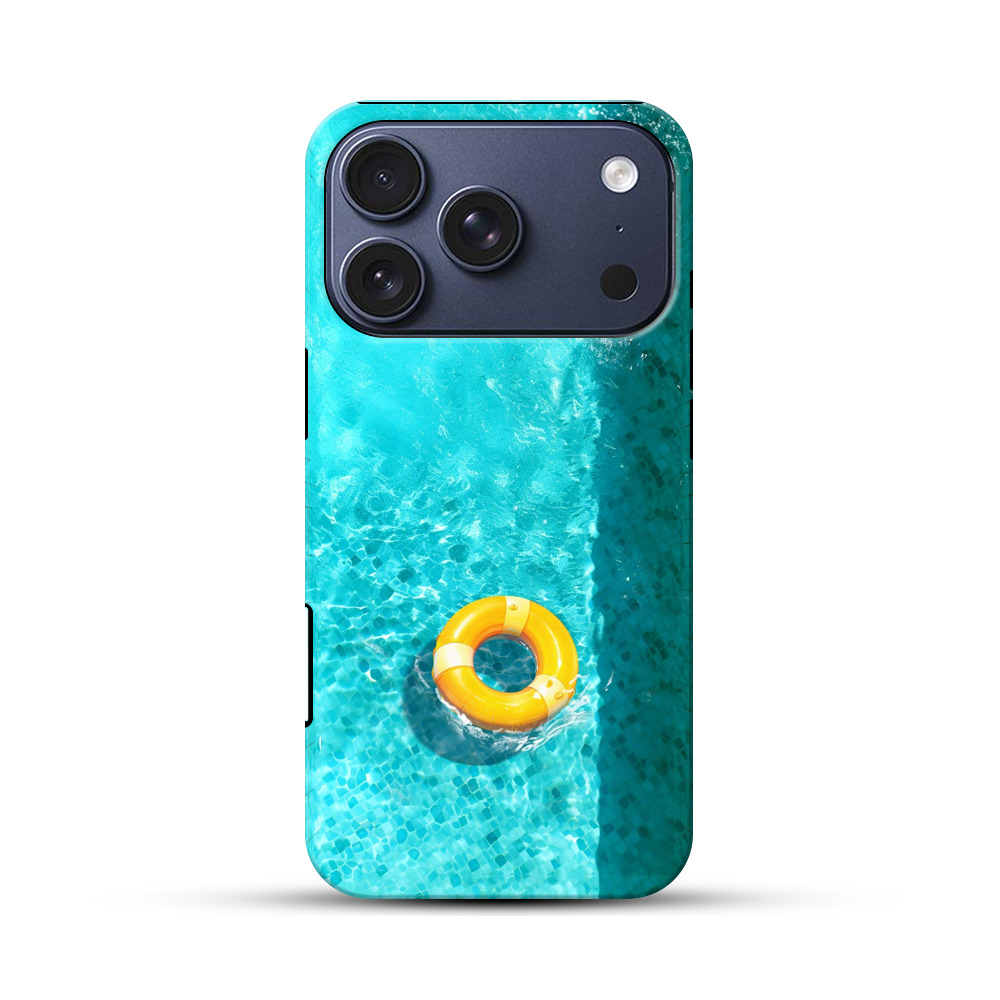 プールの浮き輪 iPhone 17 Proオリジナルハ耐衝撃ケース