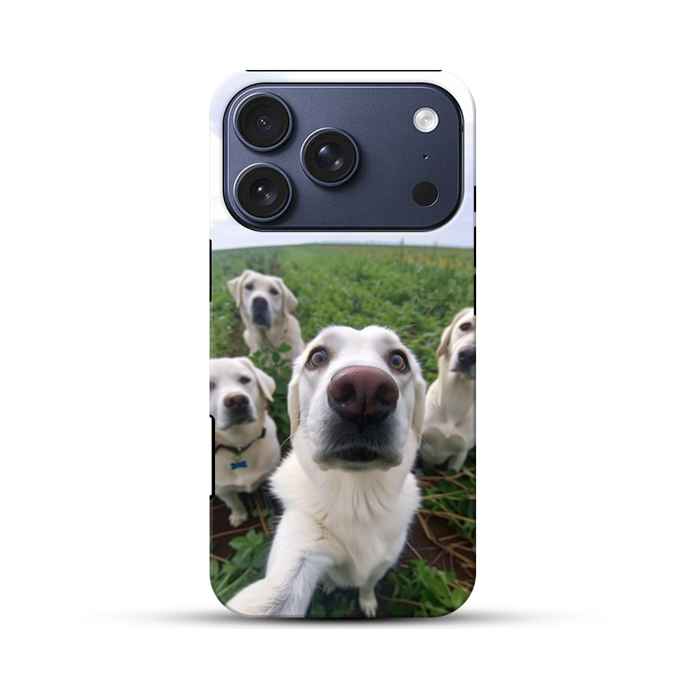 ラブラドールの群れ iPhone 17 Proオリジナルハ耐衝撃ケース