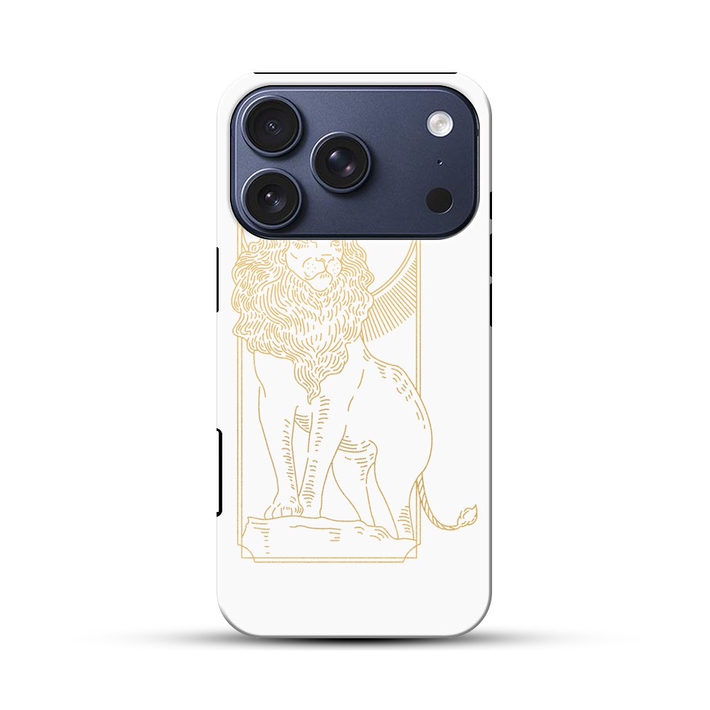 ライオンと月 iPhone 17 Proオリジナルハ耐衝撃ケース