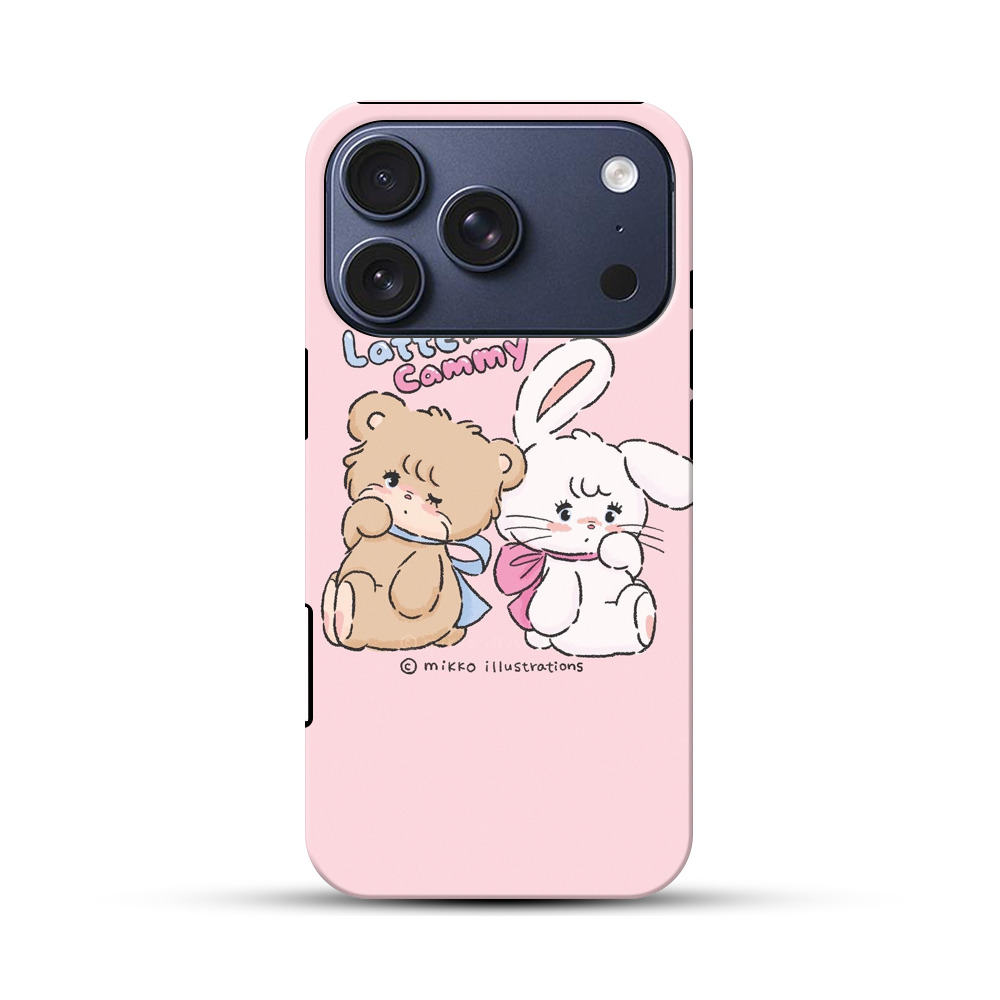 ラテとキャミ iPhone 17 Proオリジナルハ耐衝撃ケース