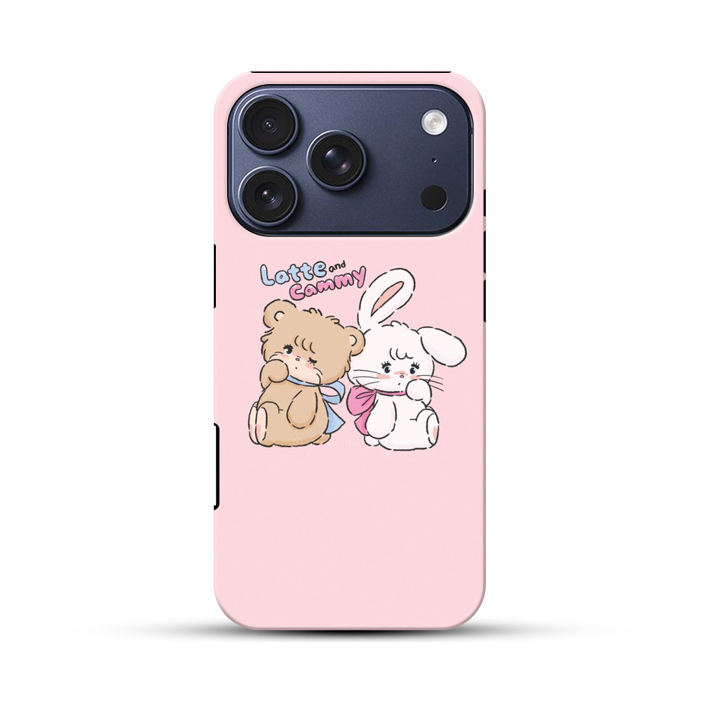 ラテとキャミー iPhone 17 Proオリジナルハ耐衝撃ケース