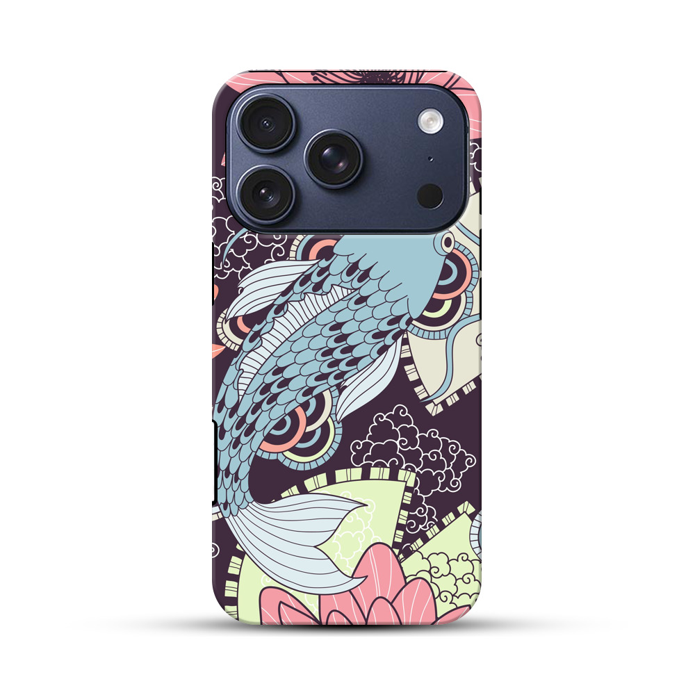 蓮と鯉のパターン carp-ukiyoe 蓮と鯉のパターン carp-ukiyoe
