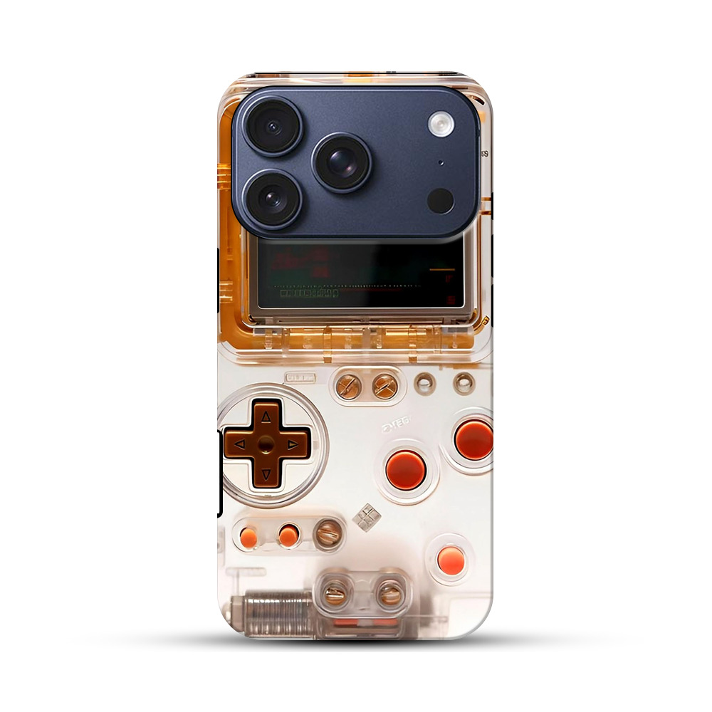 クリアゲーム機操作パネル iPhone 17 Proオリジナルハ耐衝撃ケース