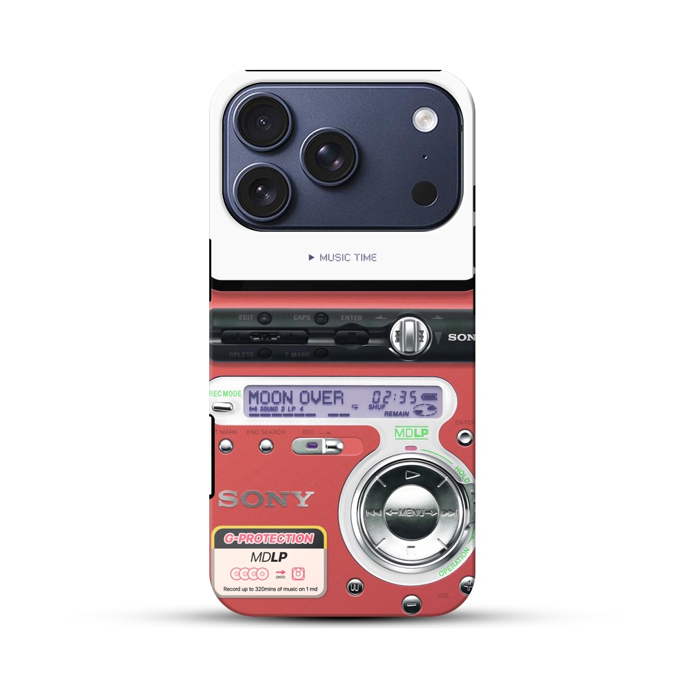 レトロ音楽プレーヤー iPhone 17 Proオリジナルハ耐衝撃ケース