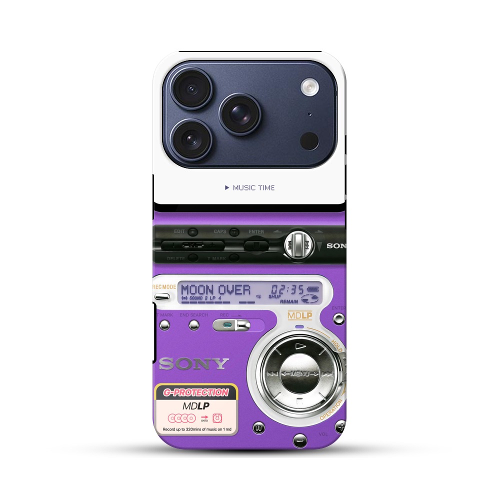 レトロなソニーウォークマン iPhone 17 Proオリジナルハ耐衝撃ケース