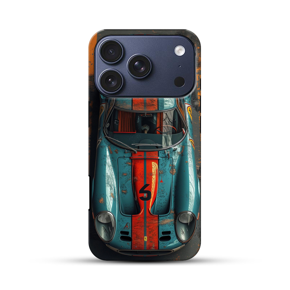 レトロスポーツカー iPhone 17 Proオリジナルハ耐衝撃ケース