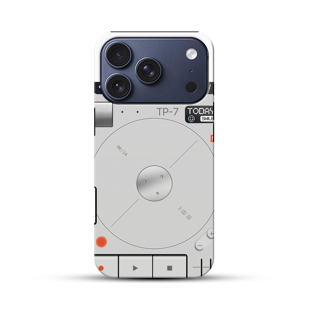 レトロカセットダイヤル iPhone 17 Proオリジナルハ耐衝撃ケース