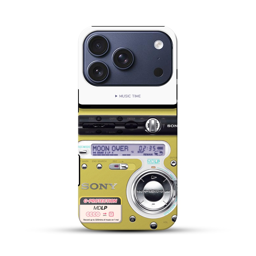 ソニーMDプレーヤー iPhone 17 Proオリジナルハ耐衝撃ケース