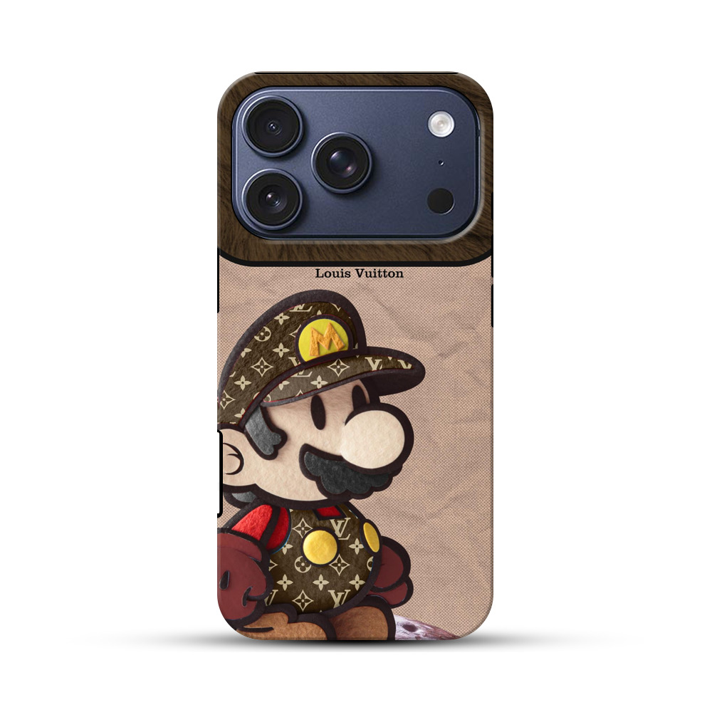 ルイヴィトン柄マリオ iPhone 17 Proオリジナルハ耐衝撃ケース