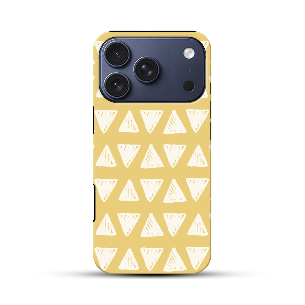 三角形のパターン iPhone 17 Proオリジナルハ耐衝撃ケース