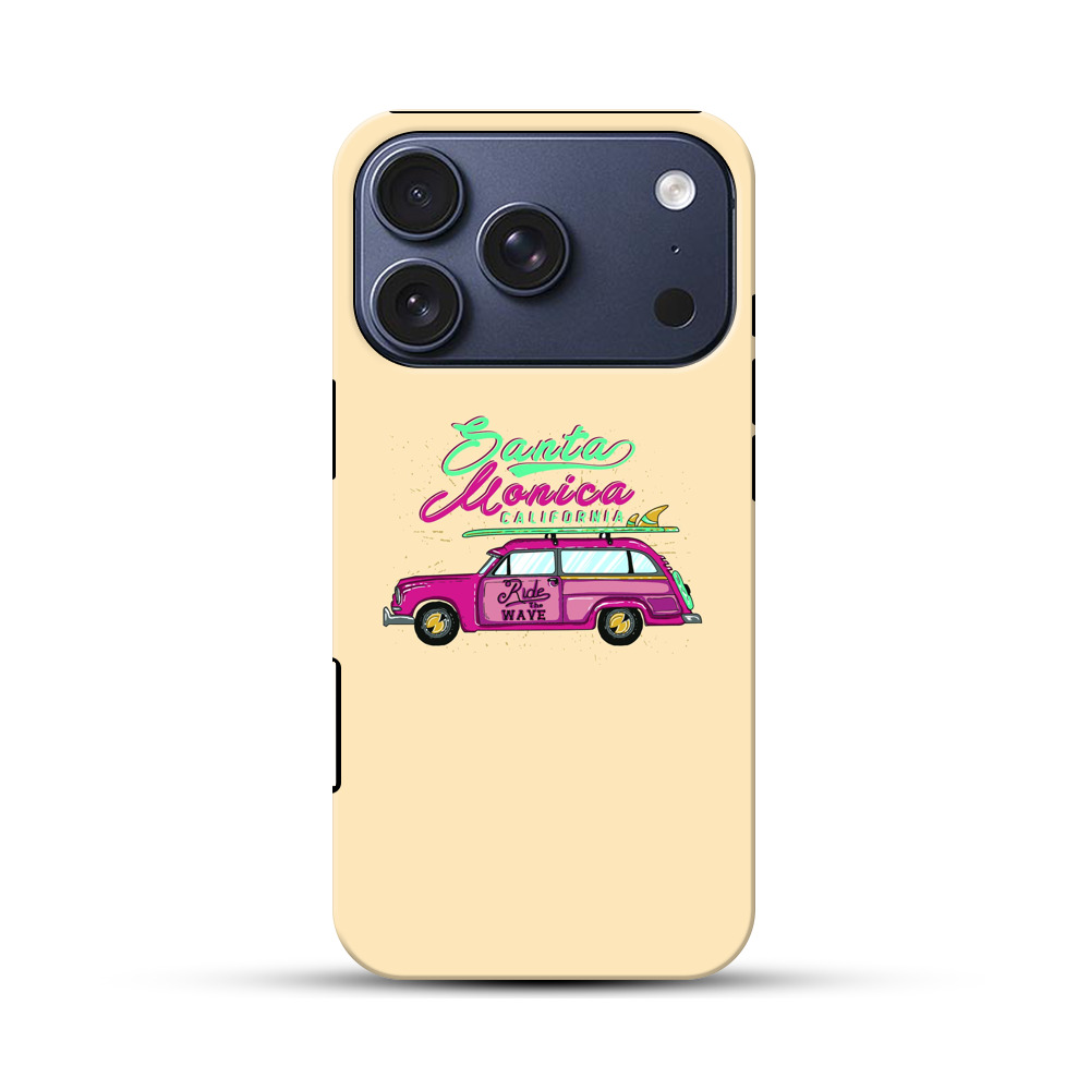 サンタモニカのサーフカー iPhone 17 Proオリジナルハ耐衝撃ケース