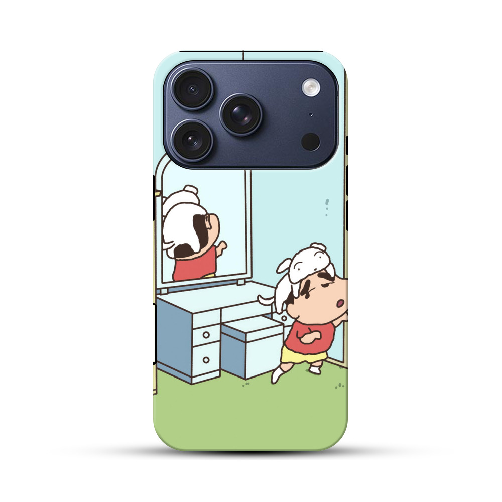 犬かぶりのしんちゃん iPhone 17 Proオリジナルハ耐衝撃ケース