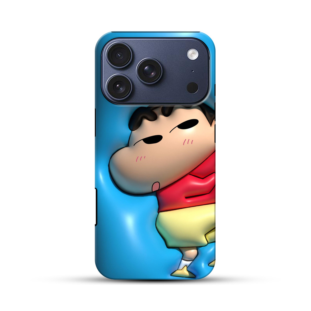 しんちゃんのいたずら顔 iPhone 17 Proオリジナルハ耐衝撃ケース