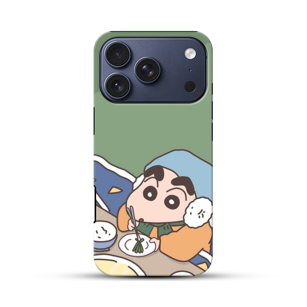 冬のしんちゃん iPhone 17 Proオリジナルハ耐衝撃ケース